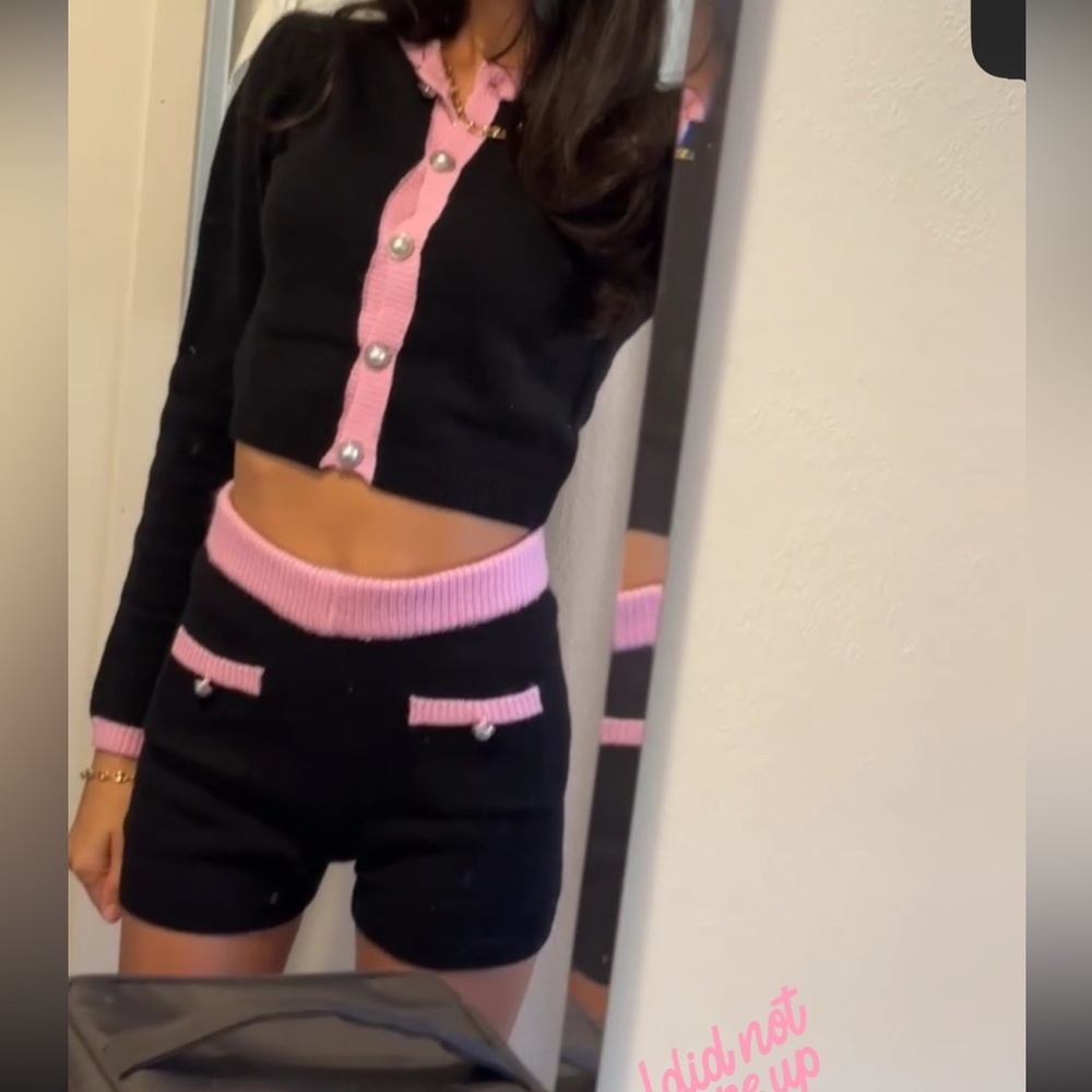 Xs sweater short set